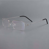 Kye Square Glasses Frame Rectangle Frames Southood Silver